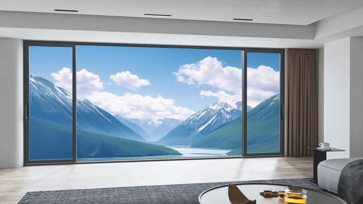 120 Side-Pressure Thermal-Break System Window
