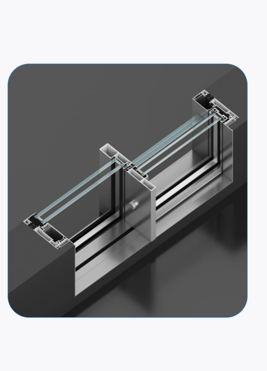 139 Panoramic Sliding Thermal-Break System Window · Product construction
