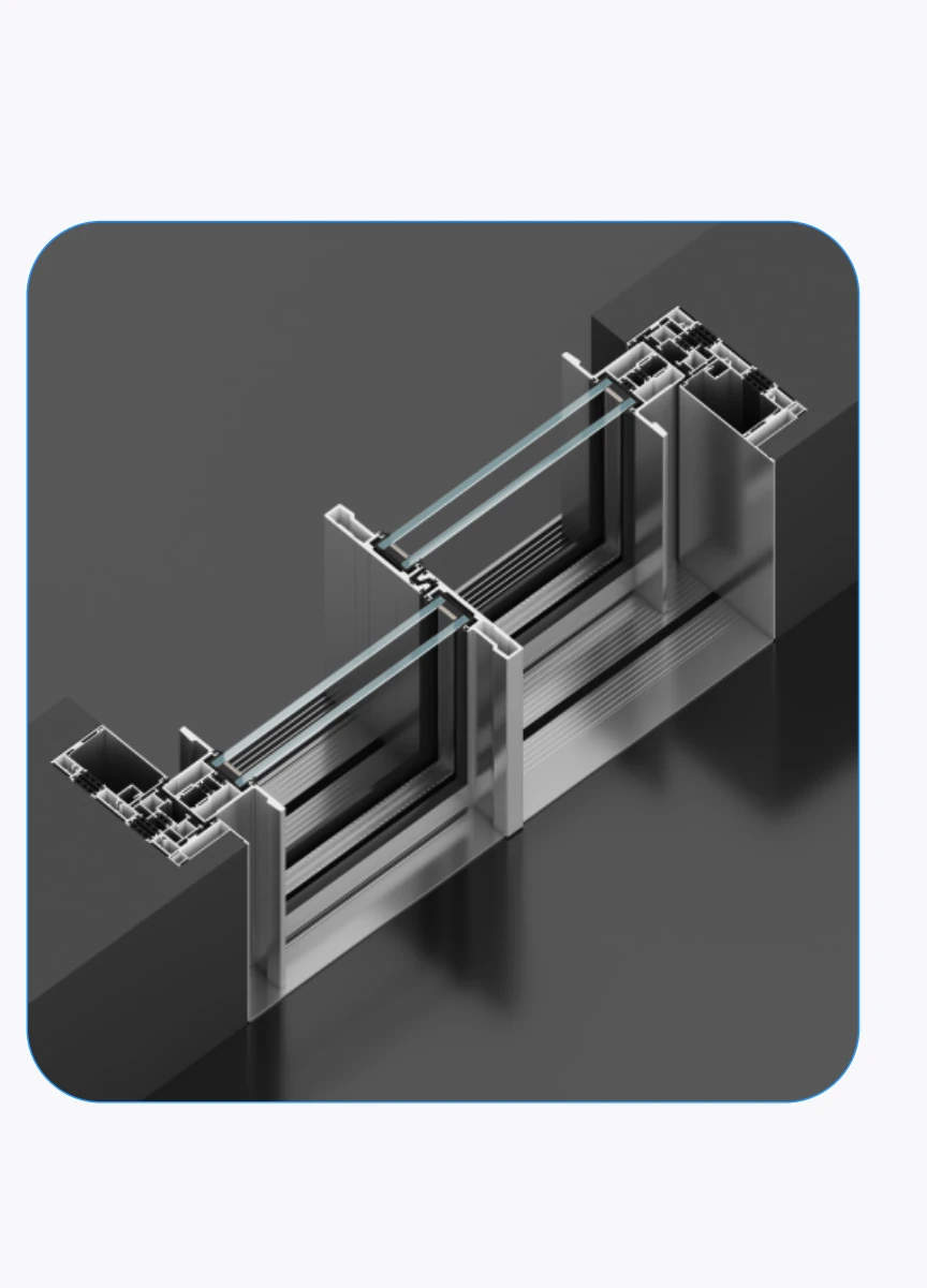 158 Panoramic Sliding Door · Product construction