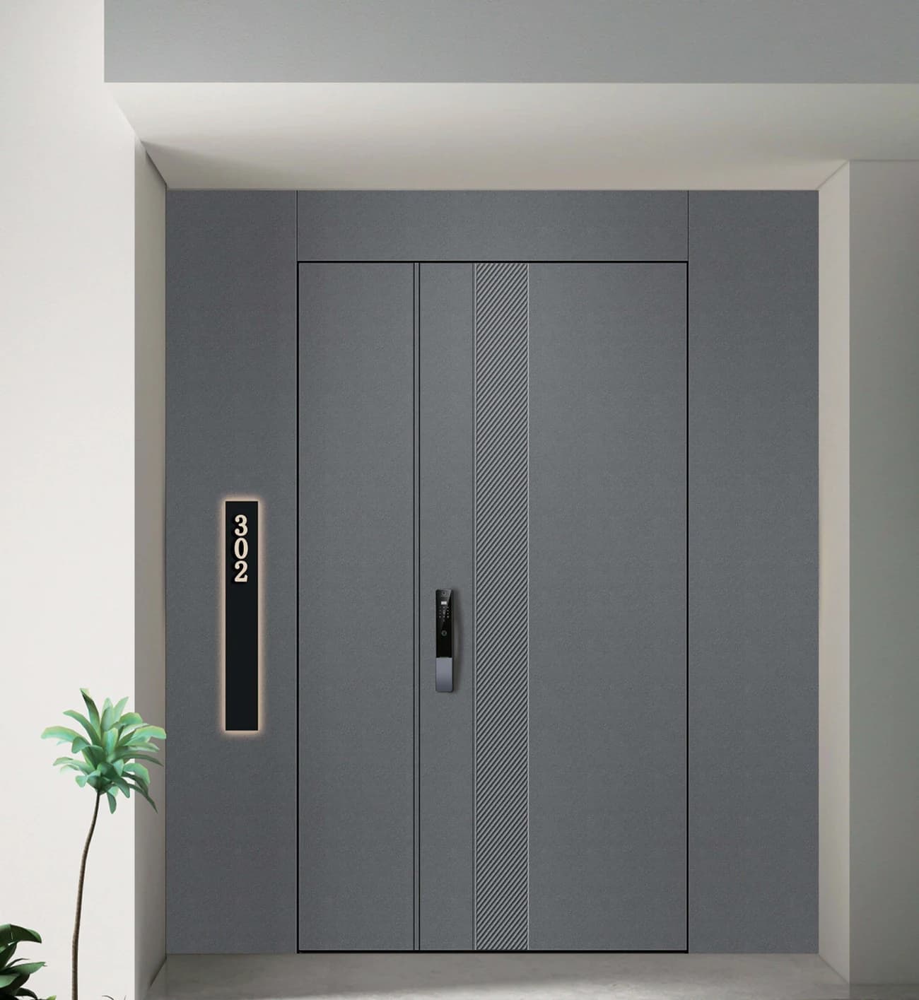 YX-26-006 Custom Entrance Doors
