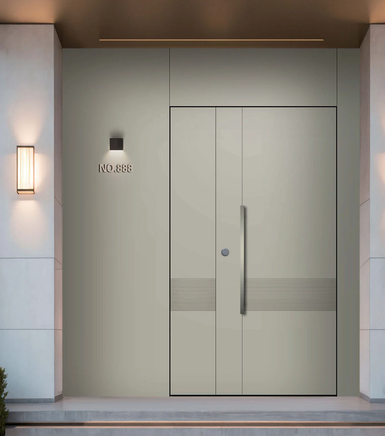 YX-26-008 Custom Entrance Doors