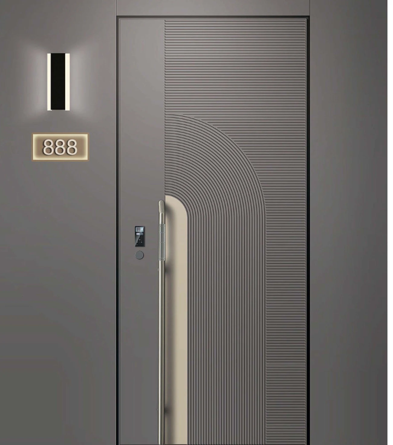 YX-26-009 Custom Entrance Doors