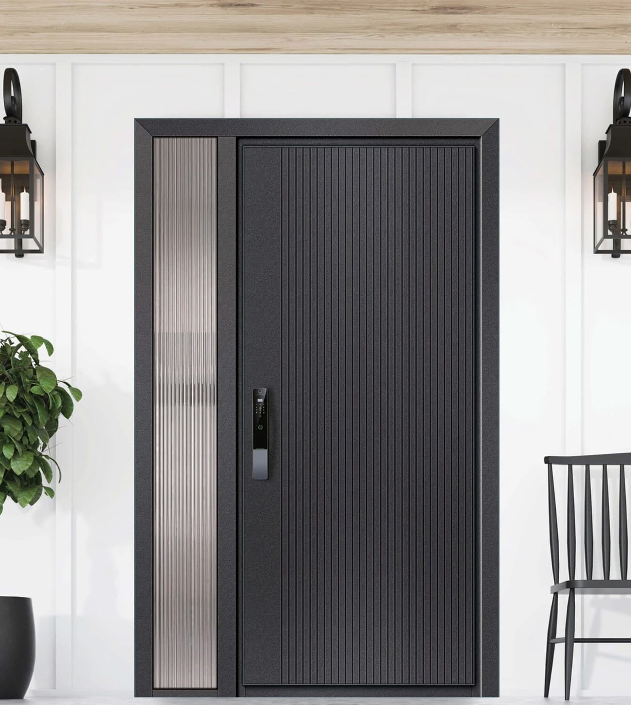 YX-26-012 Custom Entrance Doors