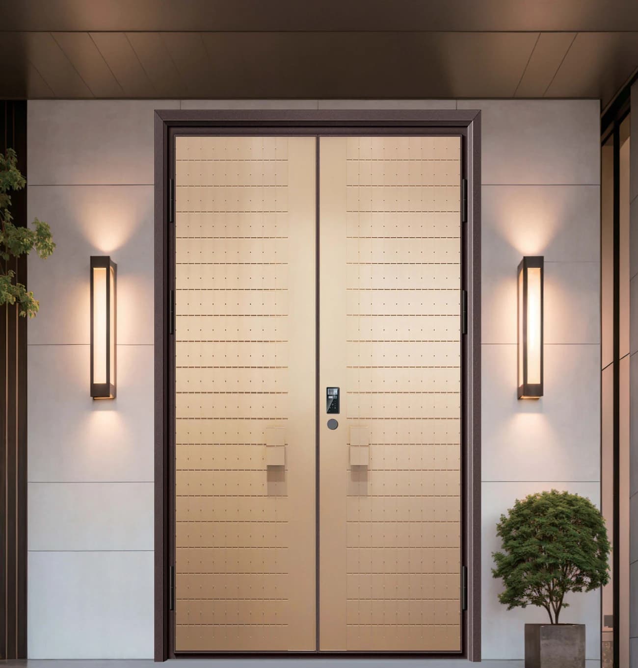 YX-26-025 Custom Entrance Doors