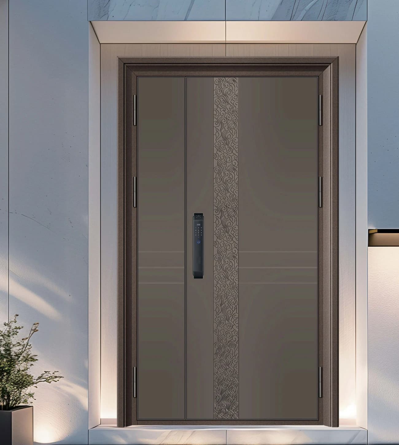YX-26-043 Custom Entrance Doors
