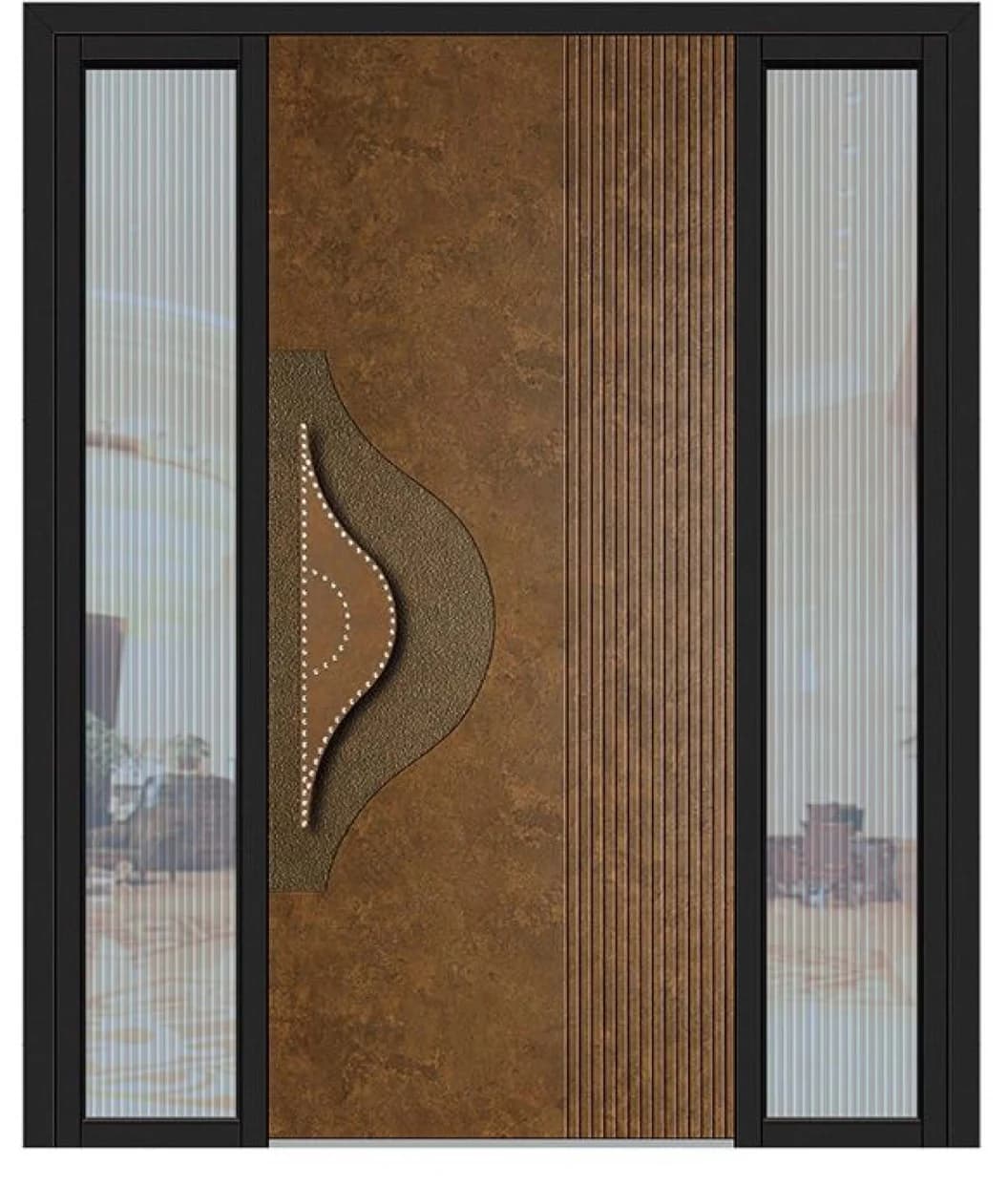 YX-25-010 Light Luxury Entrance Doors