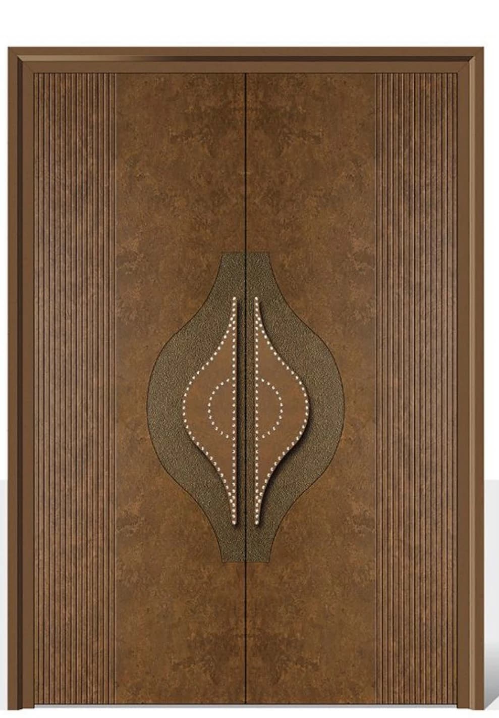 YX-25-026 Light Luxury Entrance Doors