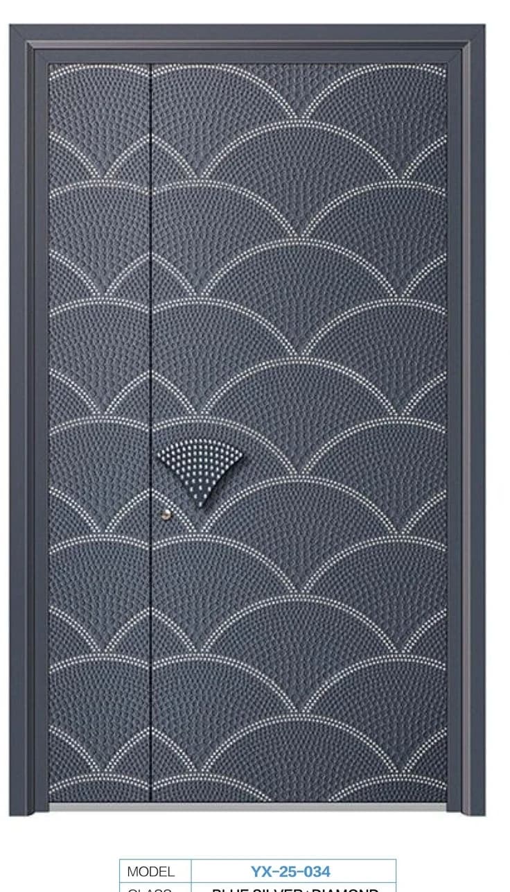 YX-25-034 Light Luxury Entrance Doors