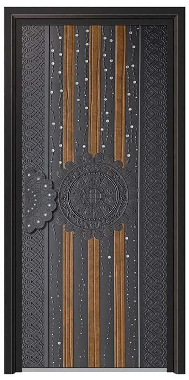 YX-25-042 Light Luxury Entrance Doors