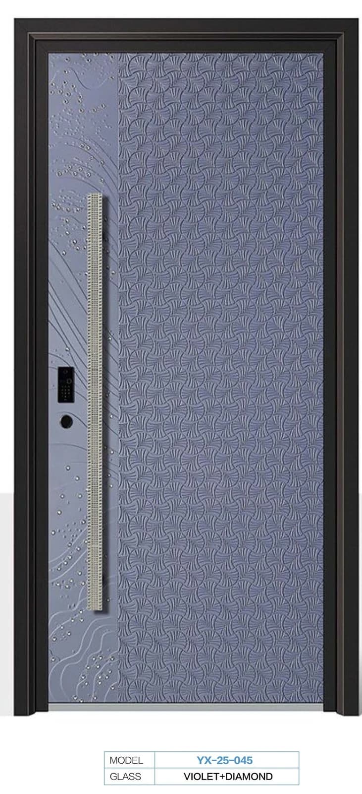 YX-25-045 Light Luxury Entrance Doors