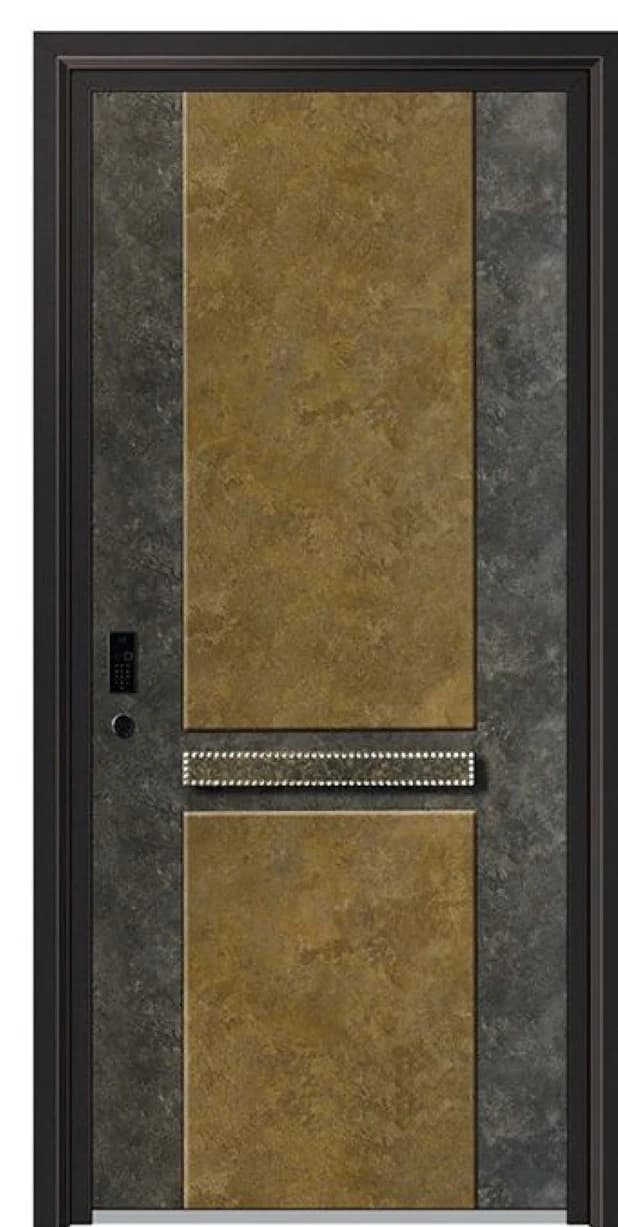 YX-25-049 Light Luxury Entrance Doors