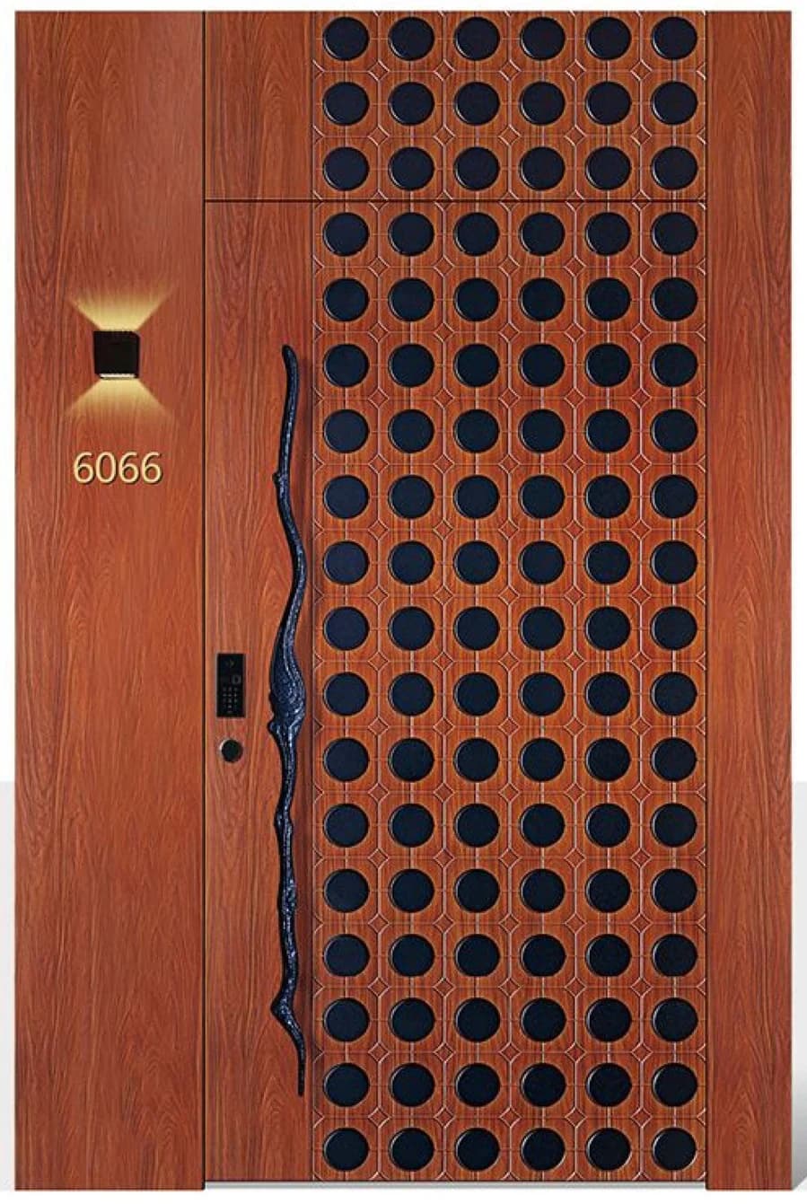 YX-25-065 Light Luxury Entrance Doors