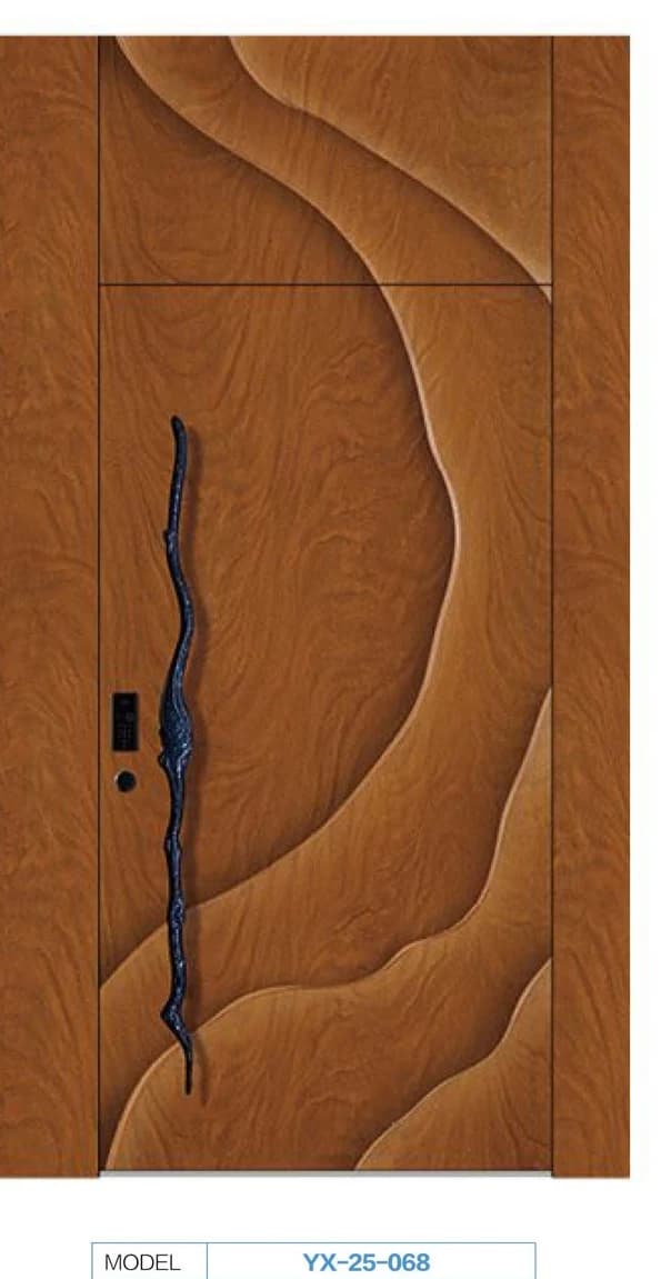 YX-25-068 Light Luxury Entrance Doors