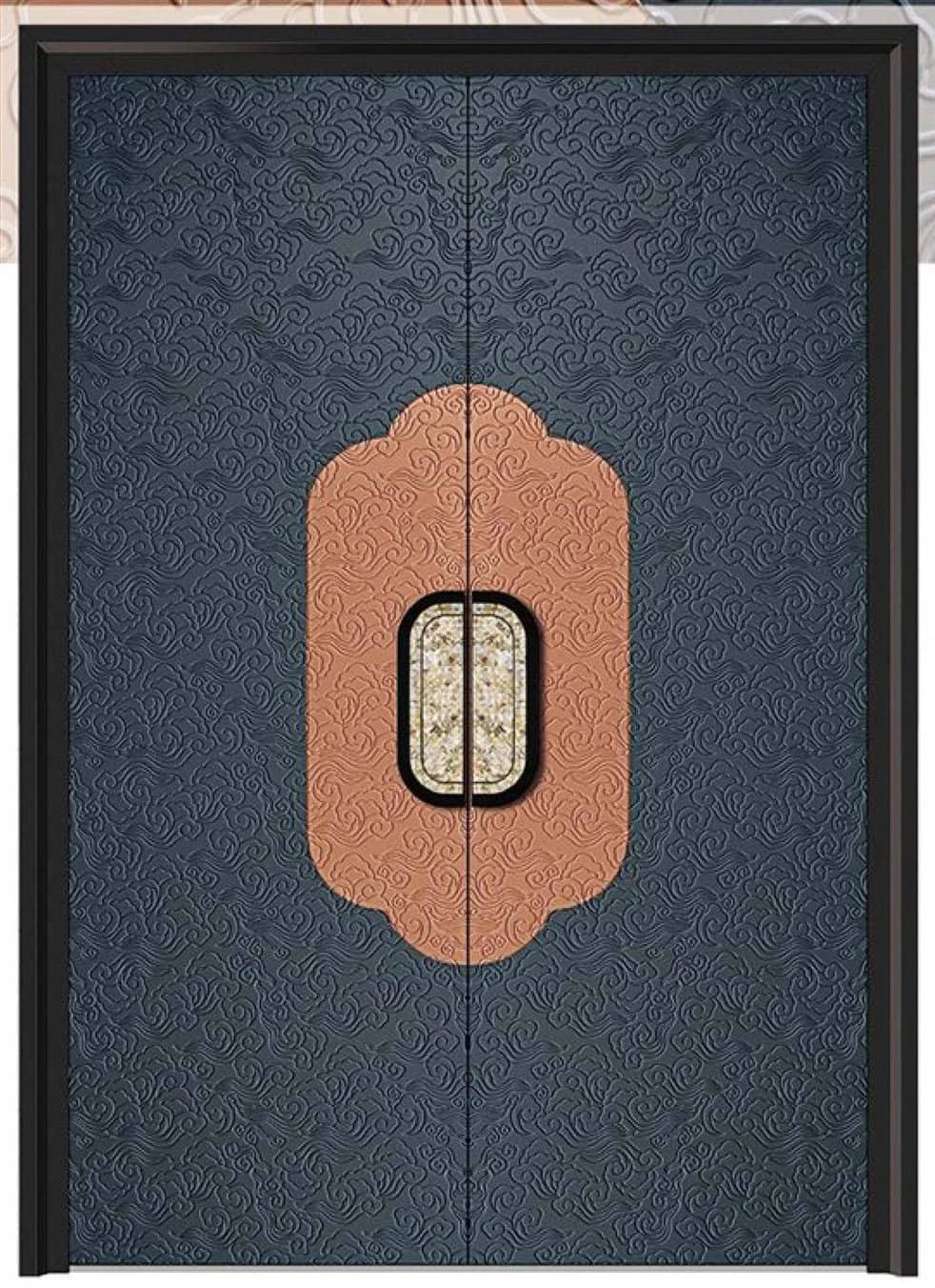 YX-25-078 Light Luxury Entrance Doors
