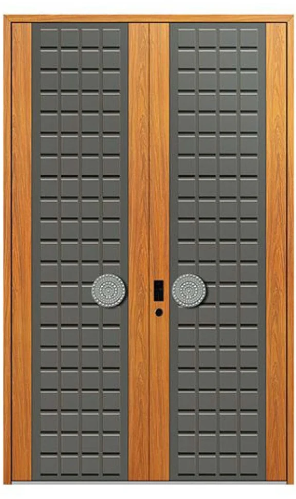YX-25-083 Light Luxury Entrance Doors