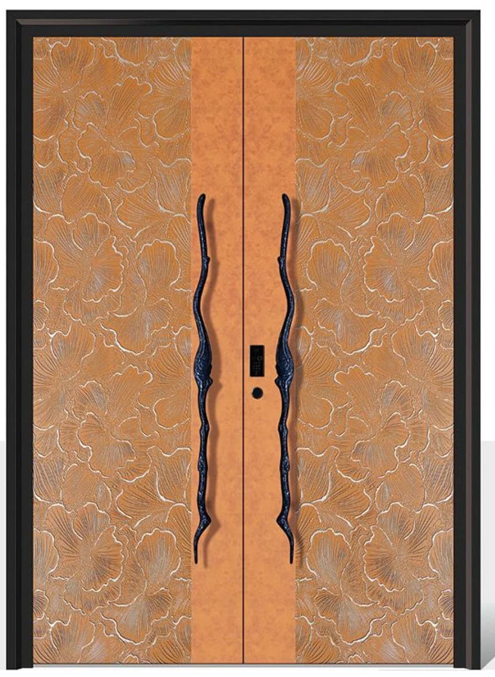 YX-25-101 Light Luxury Entrance Doors