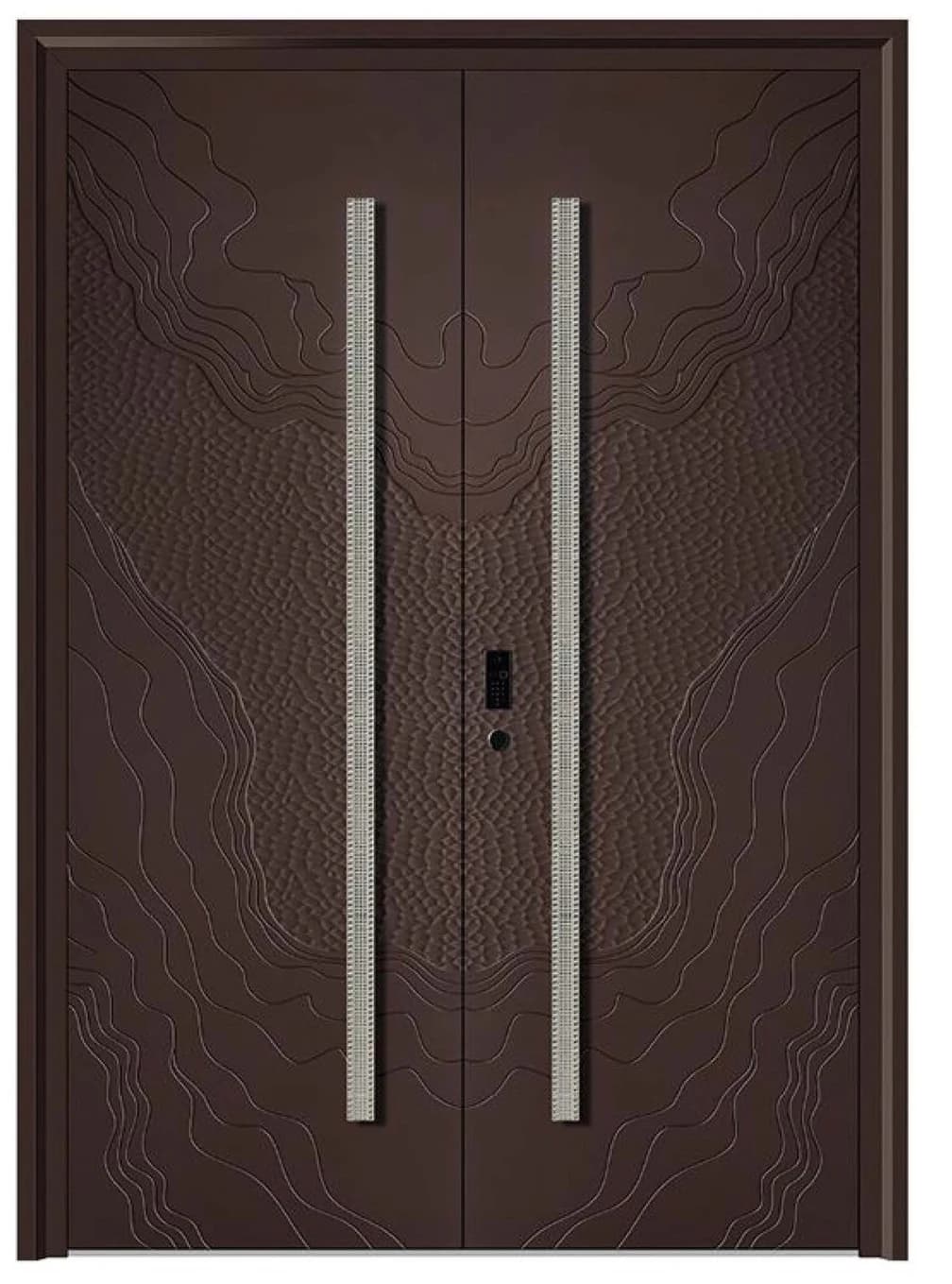 YX-25-106 Light Luxury Entrance Doors
