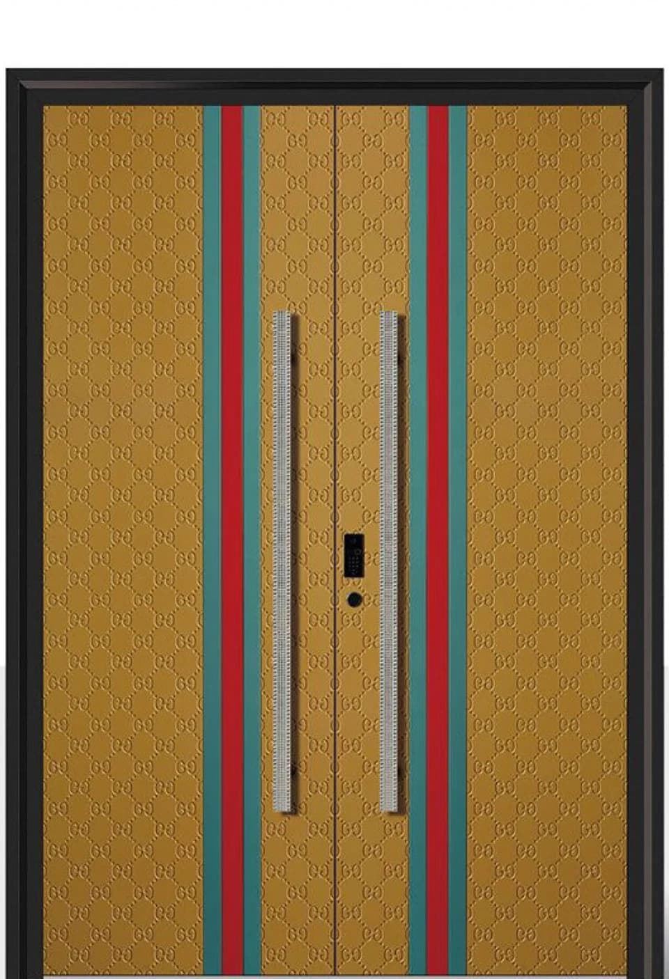 YX-25-108 Light Luxury Entrance Doors