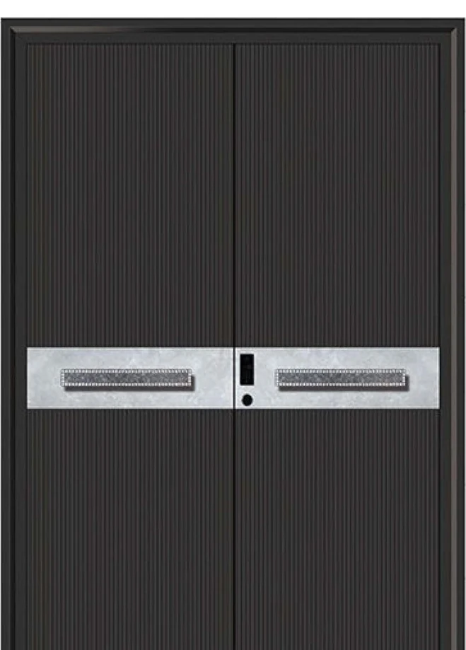 YX-25-113 Light Luxury Entrance Doors