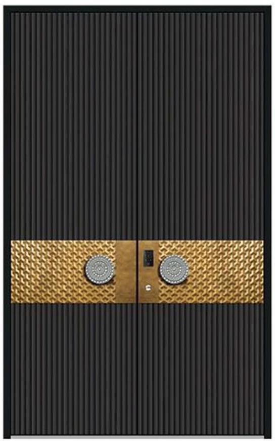 YX-25-131 Light Luxury Entrance Doors