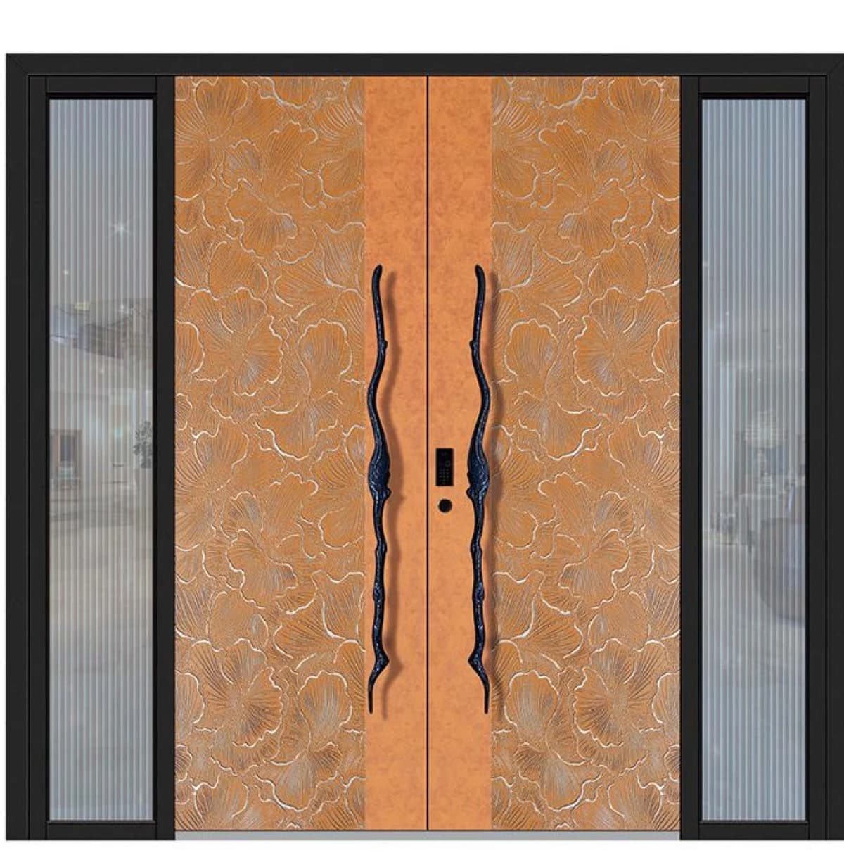 YX-25-142 Light Luxury Entrance Doors