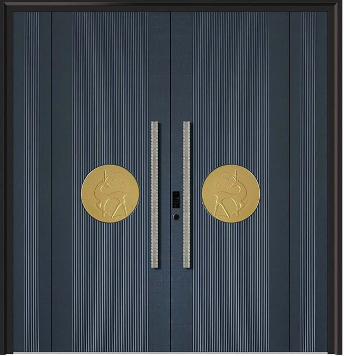 YX-25-146 Light Luxury Entrance Doors