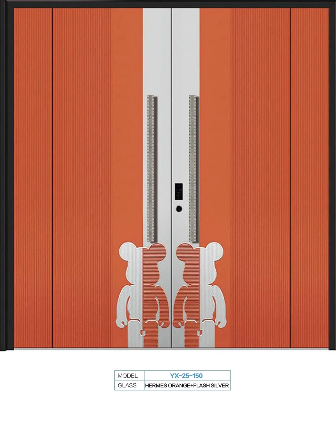 YX-25-150 Light Luxury Entrance Doors
