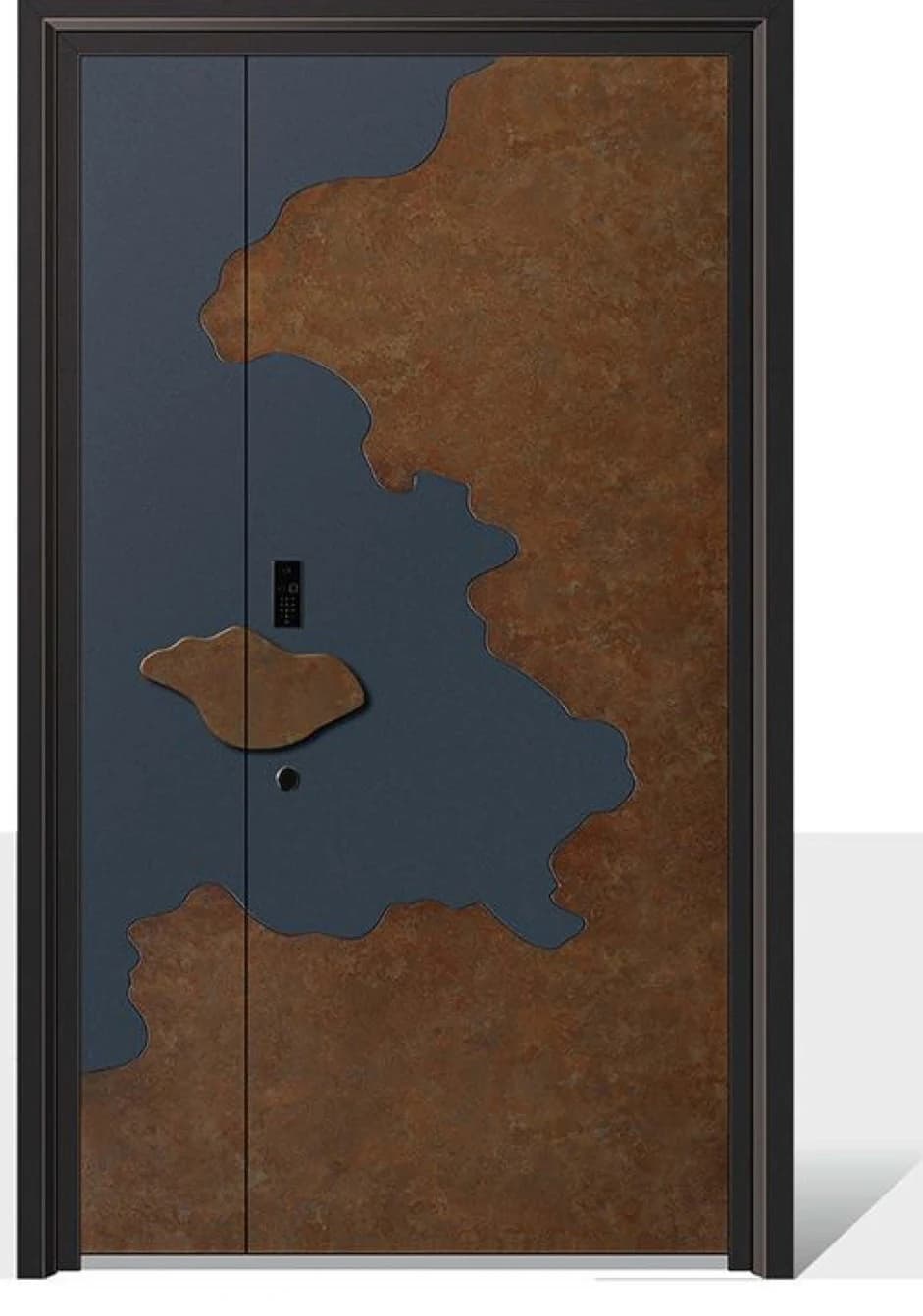 YX-25-159 Light Luxury Entrance Doors