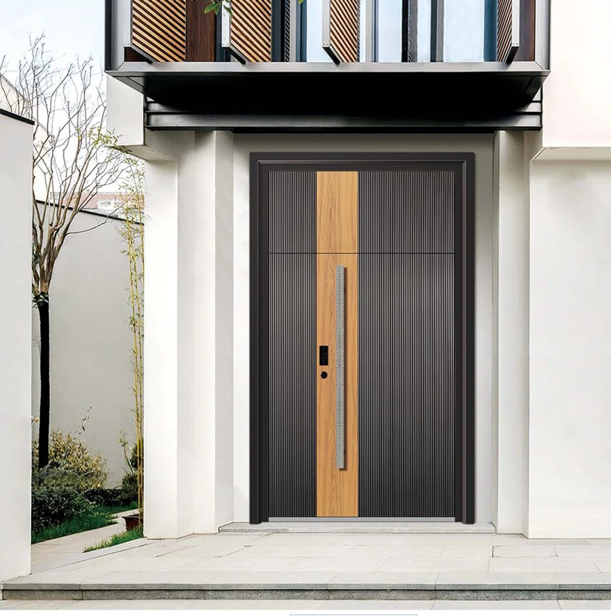 YX-25-164 Light Luxury Entrance Doors