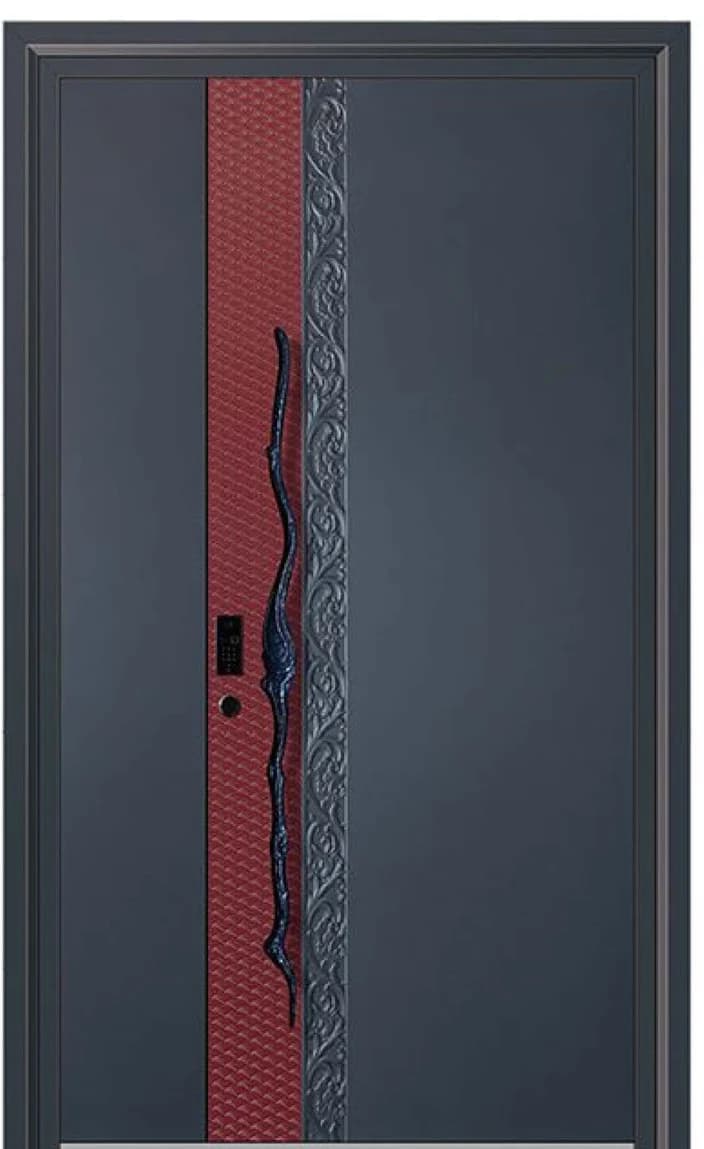 YX-25-165 Light Luxury Entrance Doors