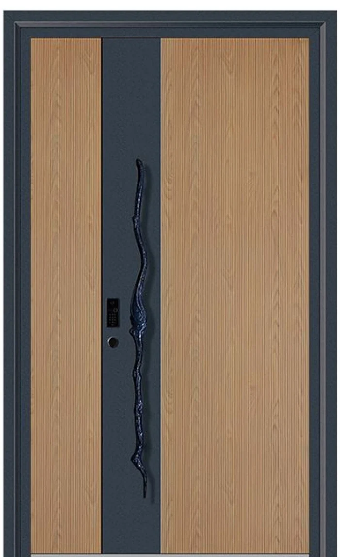 YX-25-166 Light Luxury Entrance Doors