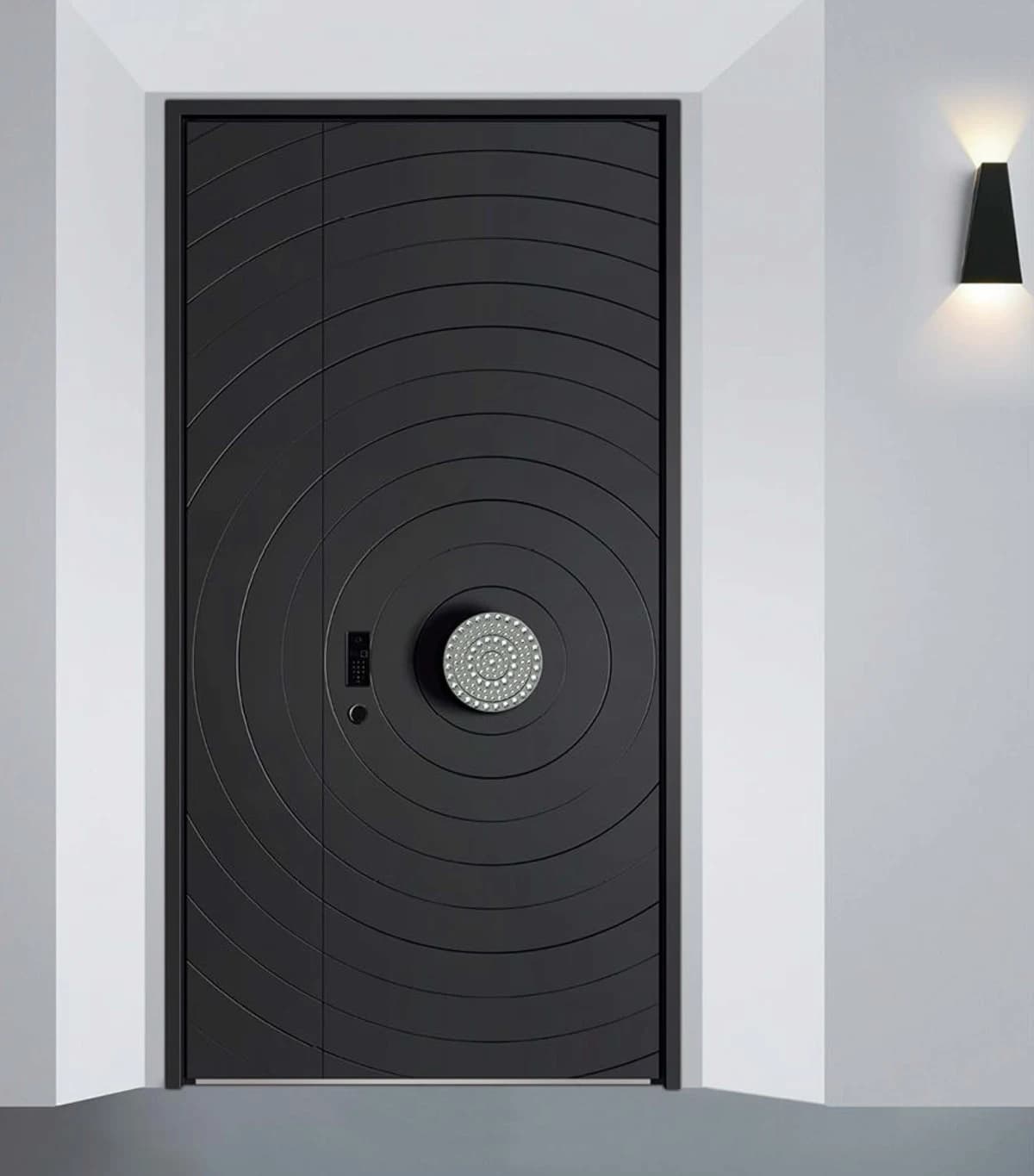YX-25-173 Light Luxury Entrance Doors