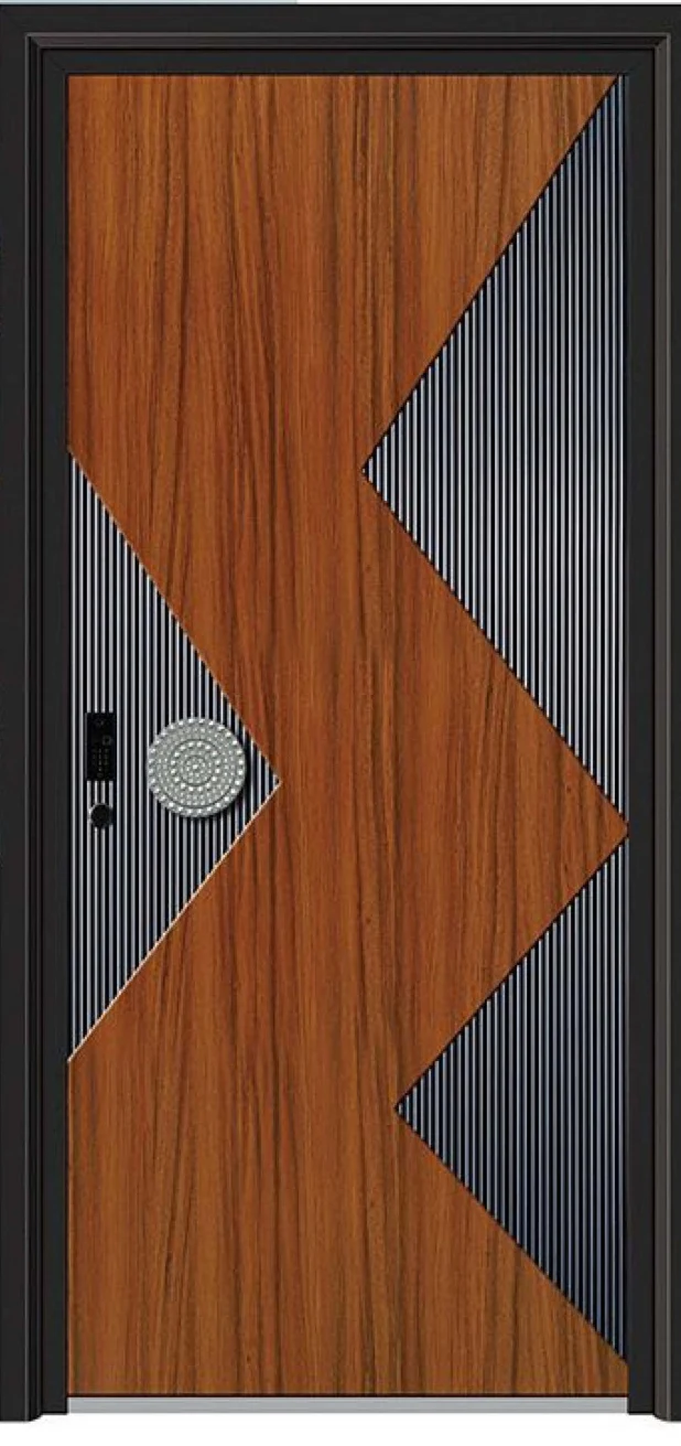 YX-25-186 Light Luxury Entrance Doors