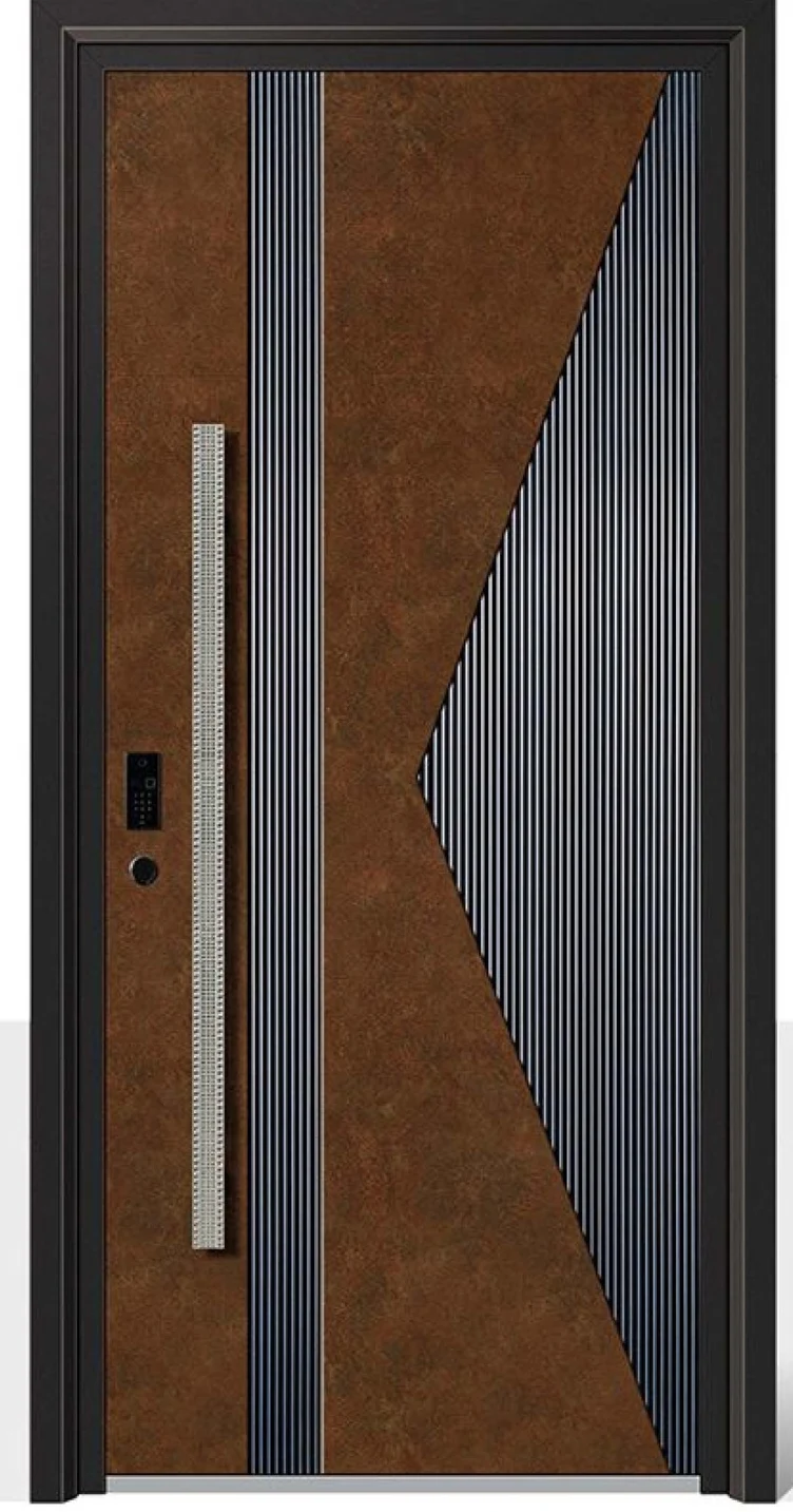 YX-25-188 Light Luxury Entrance Doors