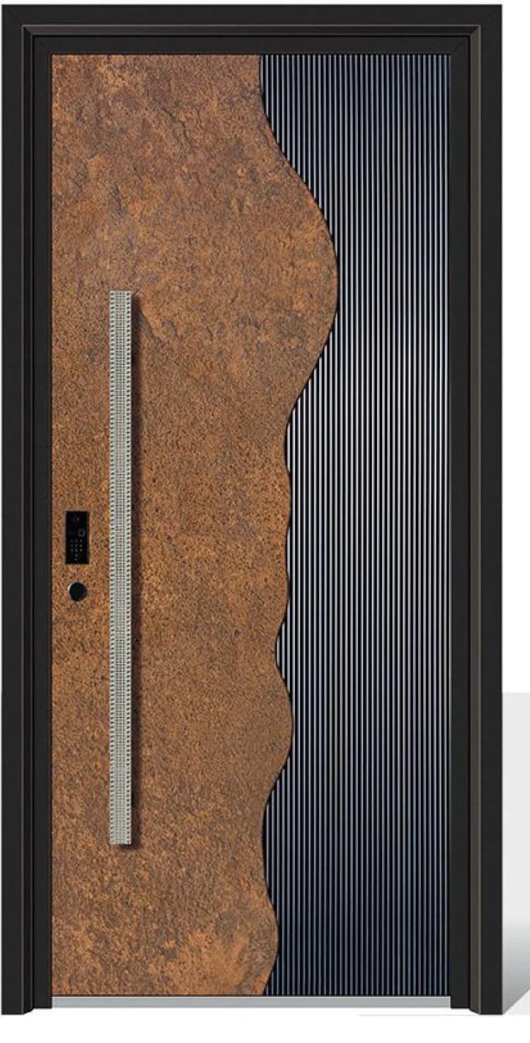 YX-25-191 Light Luxury Entrance Doors
