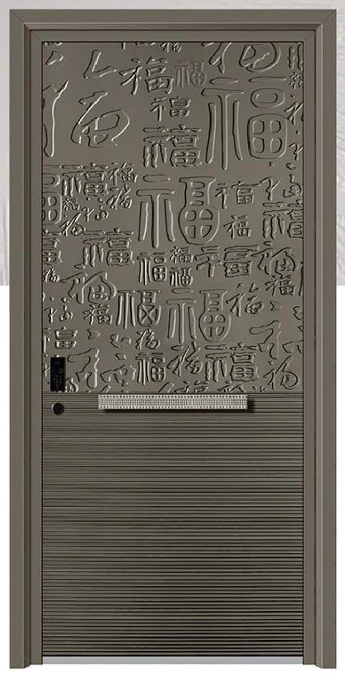 YX-25-201 Light Luxury Entrance Doors