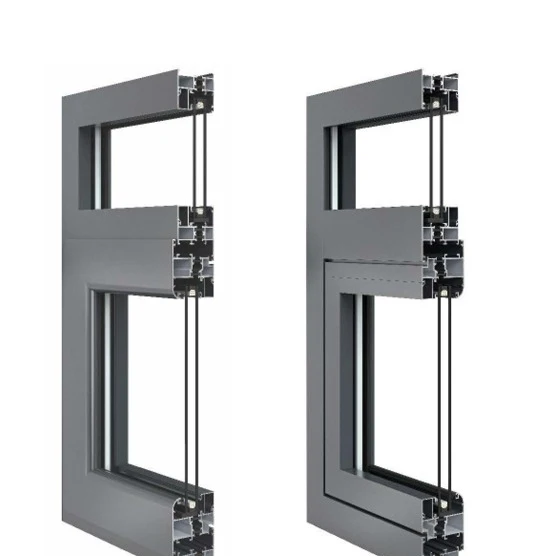 55 Thermal-Break Window & Door Series · Profile reference