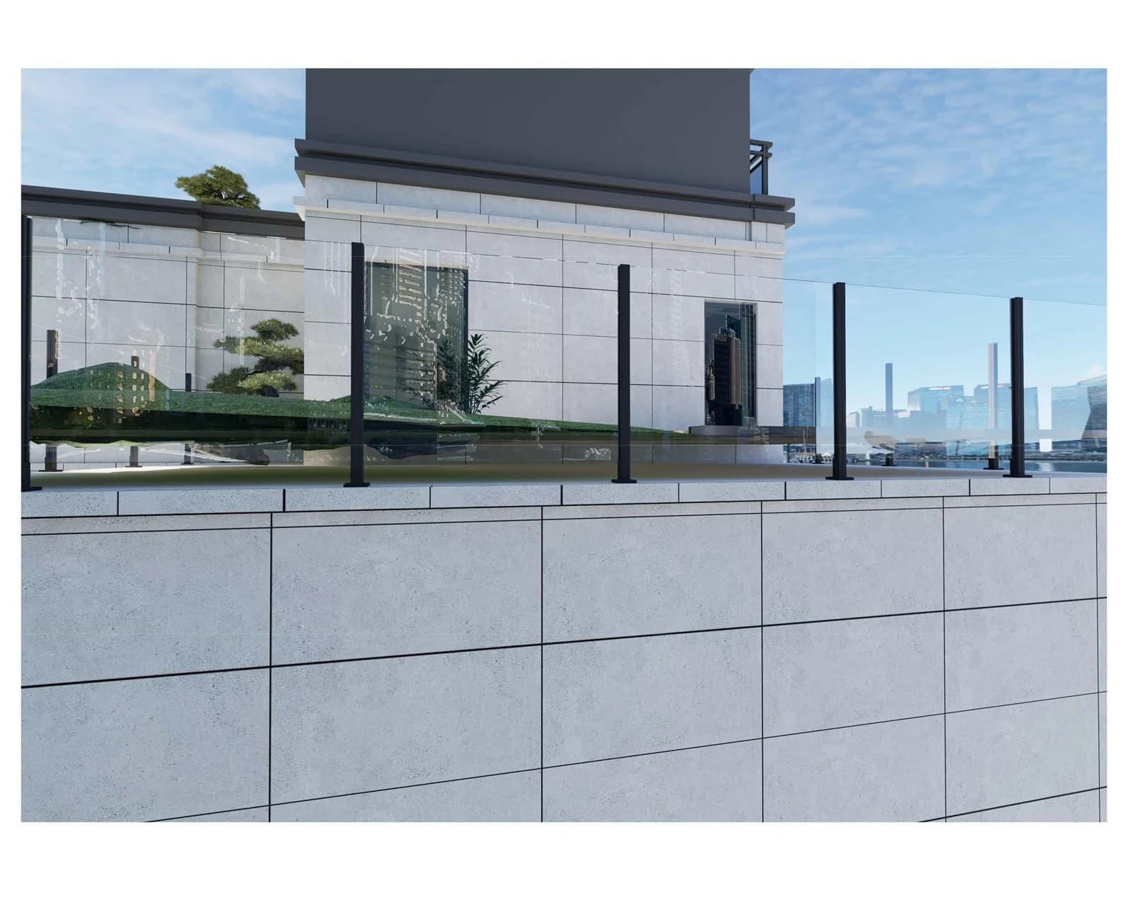 50 Post Balcony Railing