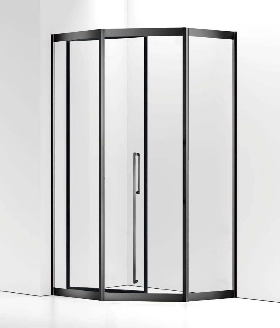 LJ-B002 Framed Diamond Sliding Shower Door · Product detail