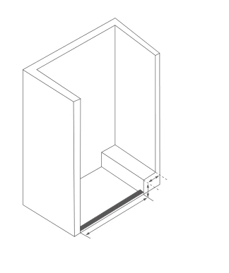 造型与测量参考 · 邻近有台阶产品