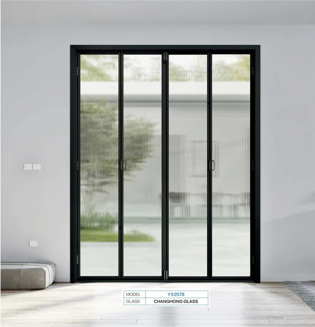 Narrow-Frame Folding Doors