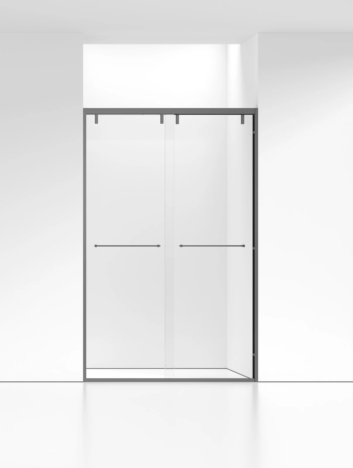 LJ-A003 Inline Double-Sliding Shower Door