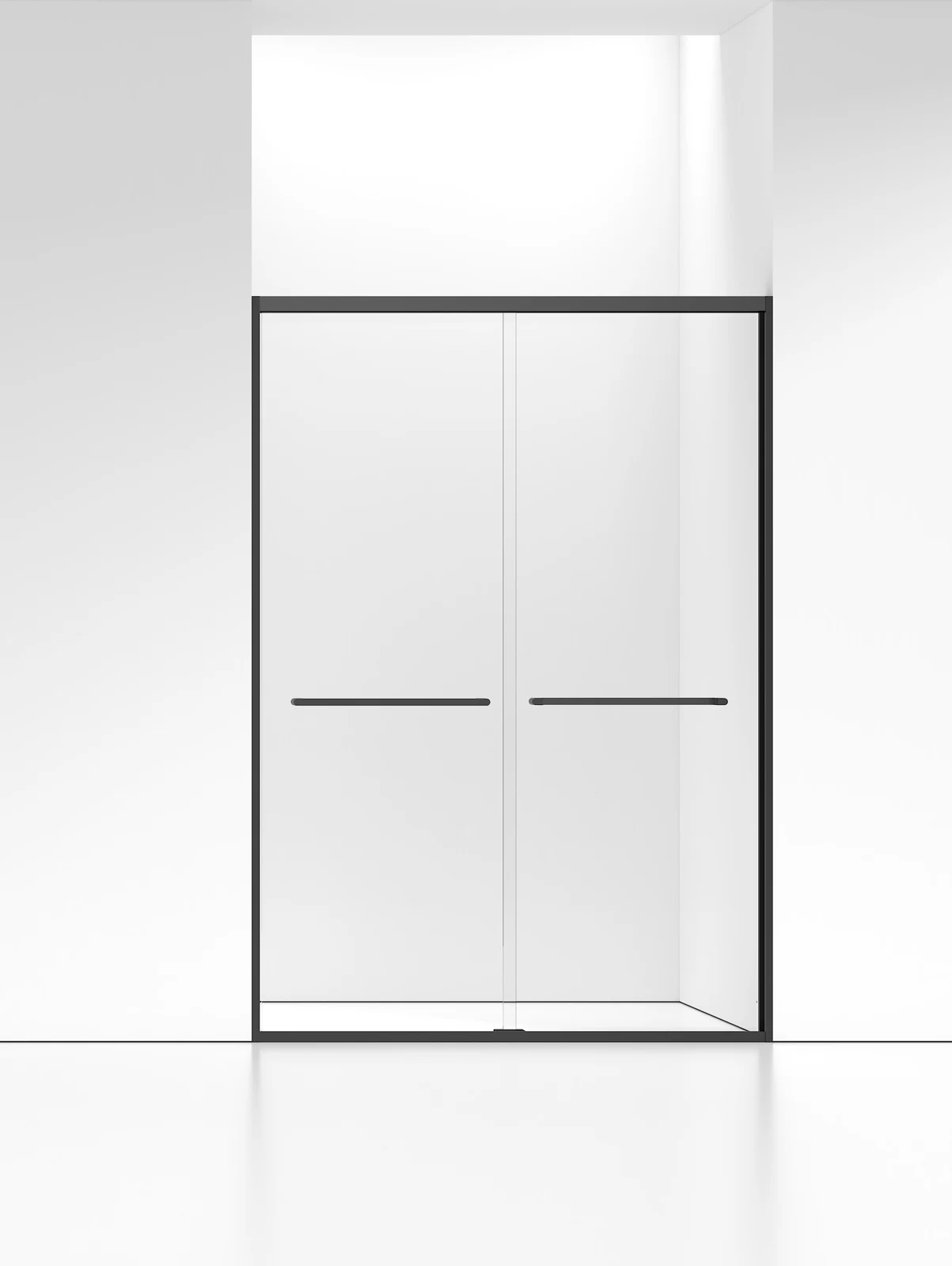 LJ-A005 Inline Double-Sliding Shower Door