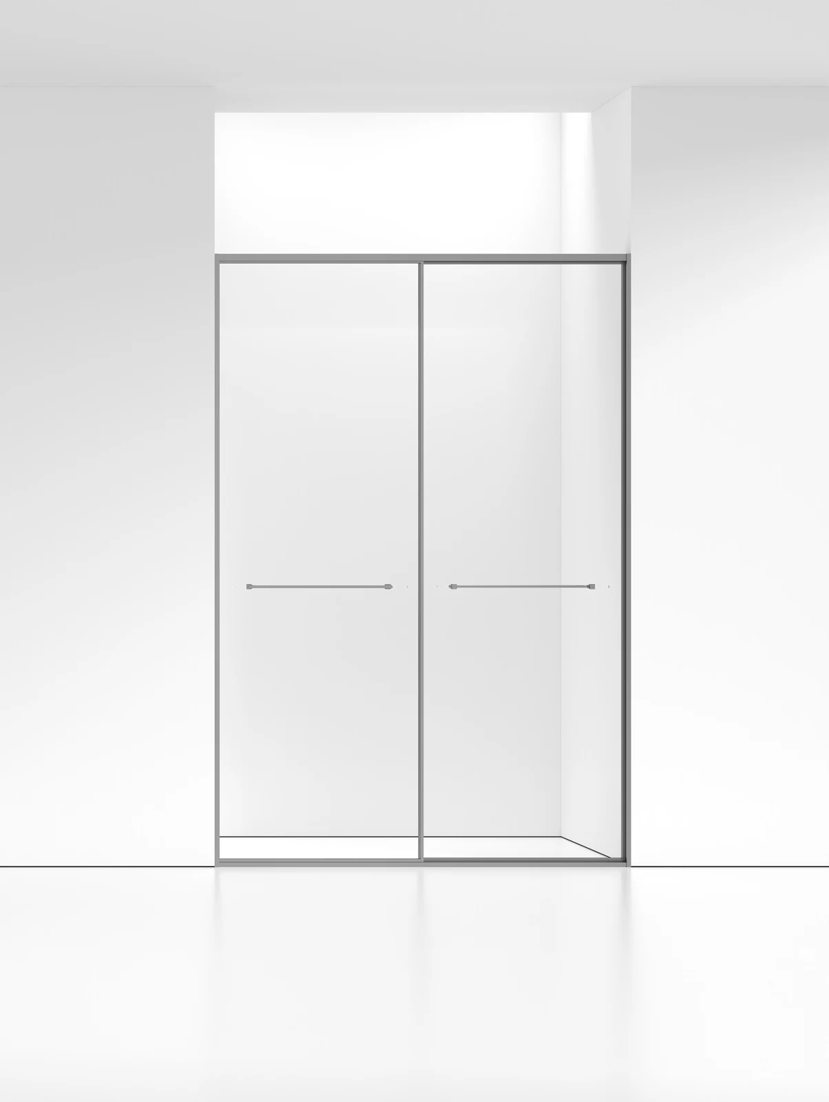 LJ-A009 Framed Double-Sliding Shower Door