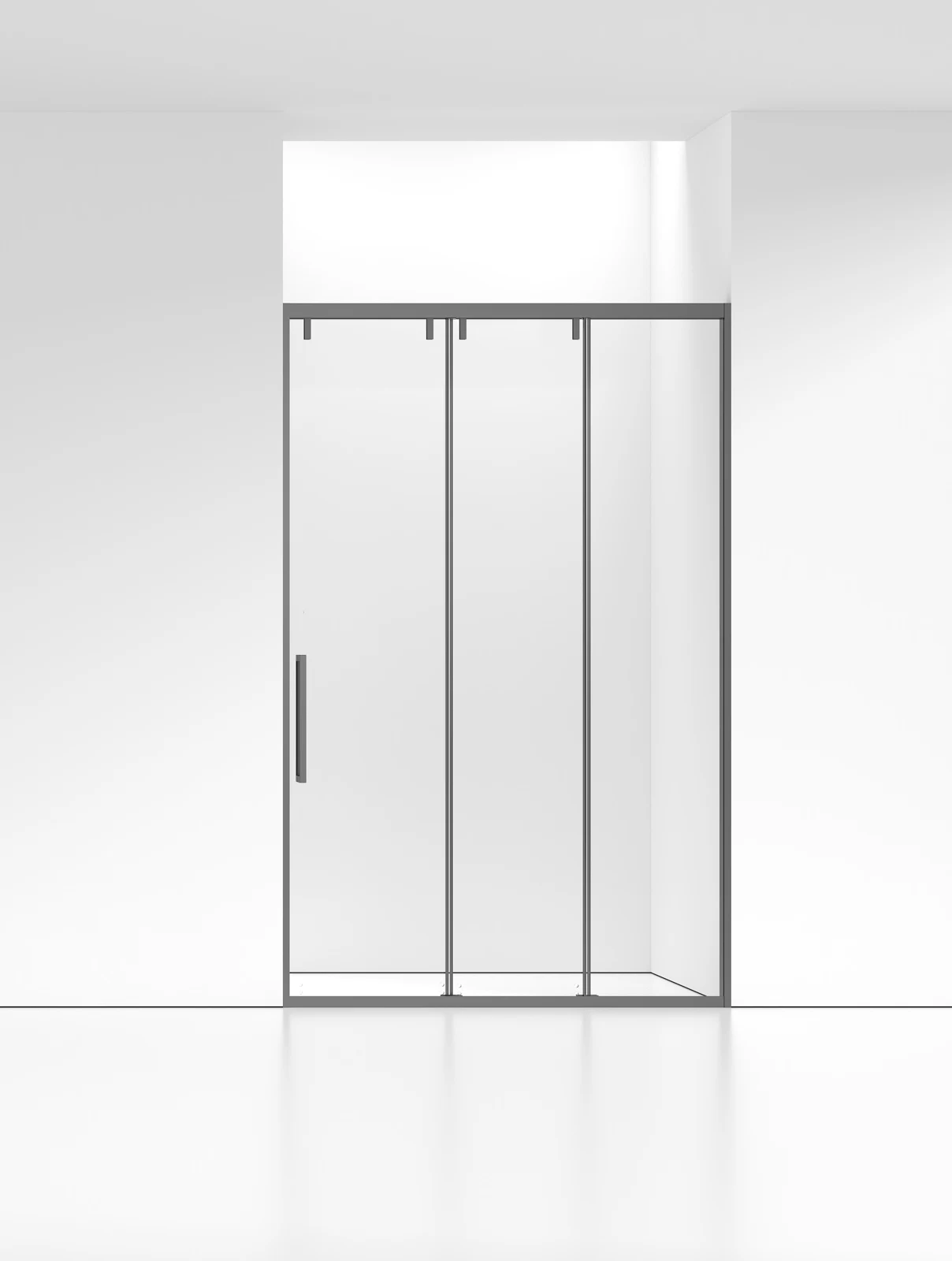 LJ-A3 Fixed-and-Telescopic Shower Door