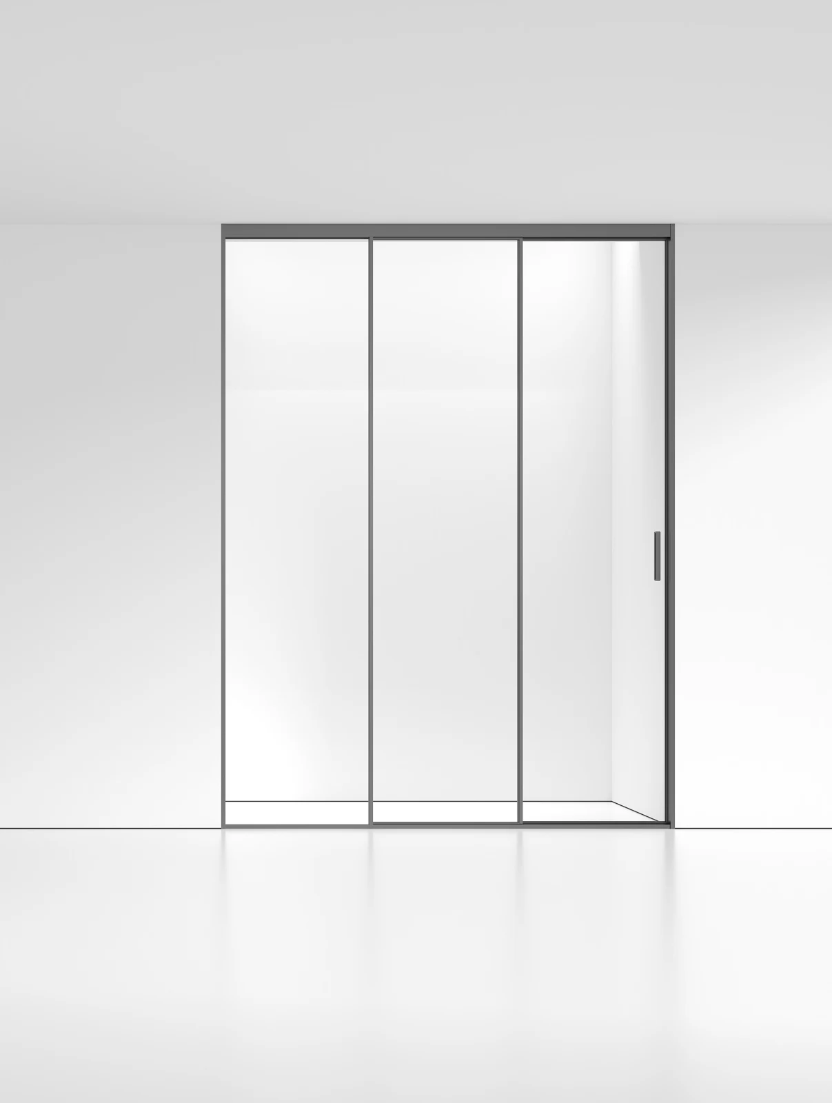 LJ-A9 Framed Telescopic Shower Door