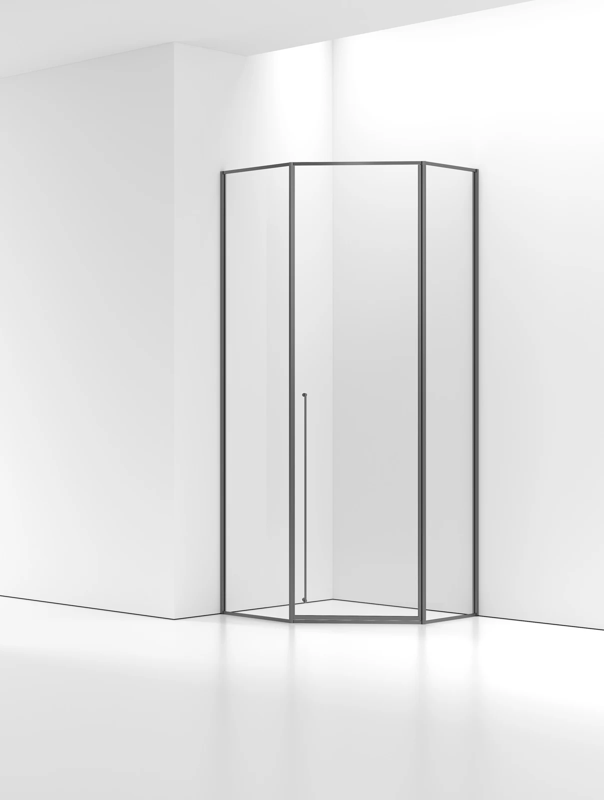 LJ-P045 Diamond Swing Shower Enclosure